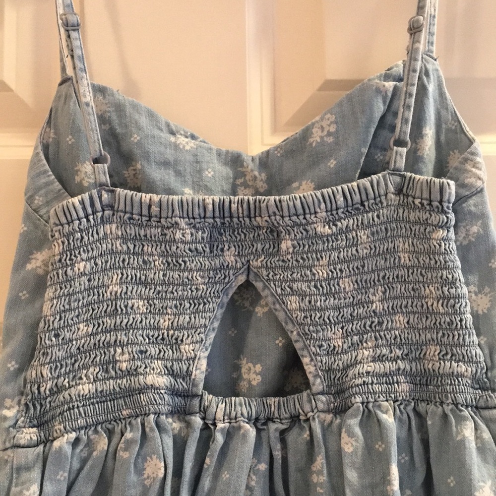 Blue and White Sundress — Small - Picture 4 of 8